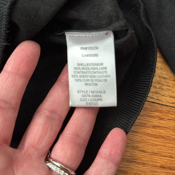 Equipment Leather Sweater - Picture 3 of 5